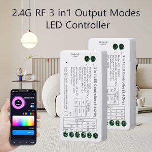 Bộ điều khiển đèn LED DC 12V-24V 3 trong 1 RGB/RGBW/RGBWW